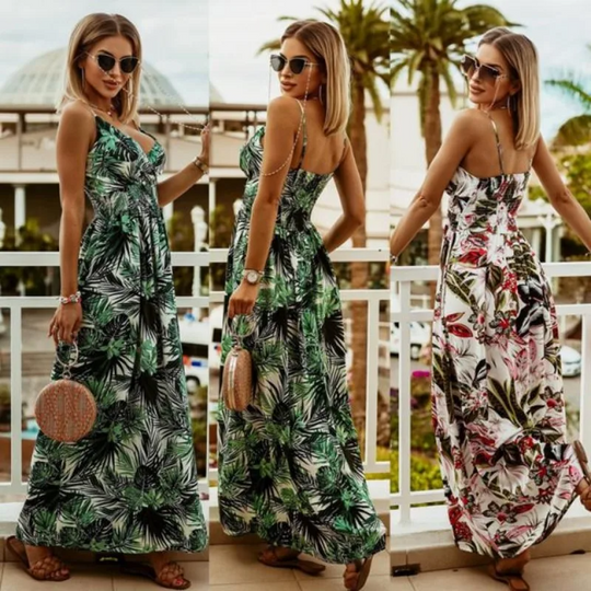 Hattie | Abito floreale arricciato