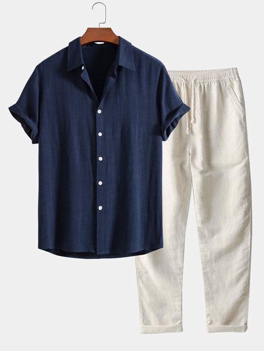 Cyrano | Completo Estivo Uomo: Camicia e Pantaloni