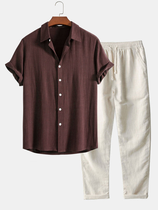 Cyrano | Completo Estivo Uomo: Camicia e Pantaloni