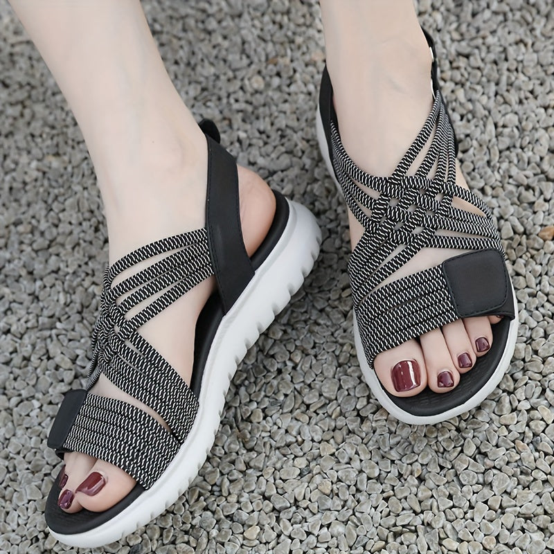 Soline | Sandali Sportivi Chic con Suola Elevata