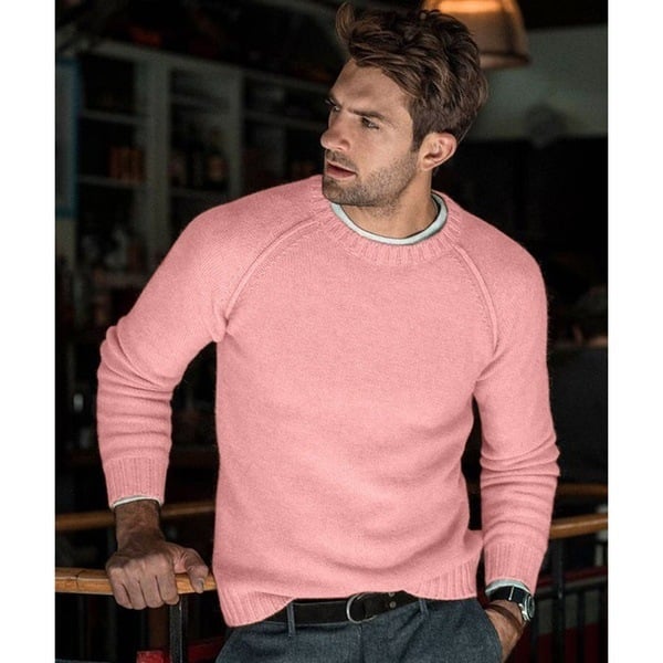Izael | Casual Sweater in Soft High-Quality Knit for Men
