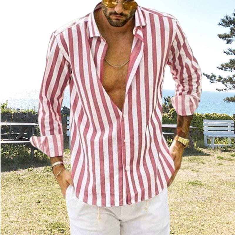 Alain | Men's striped shirt