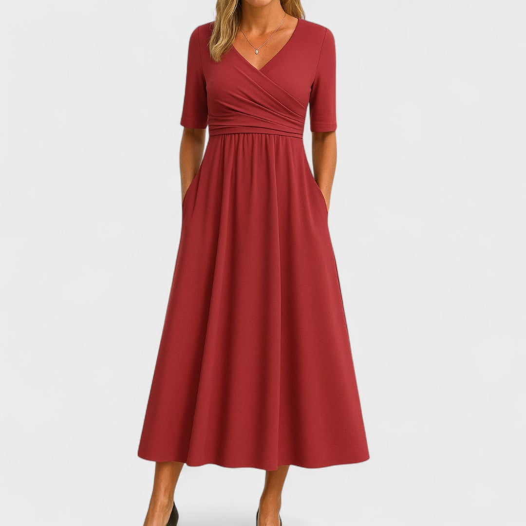 Joanna | Abito Midi Elegante