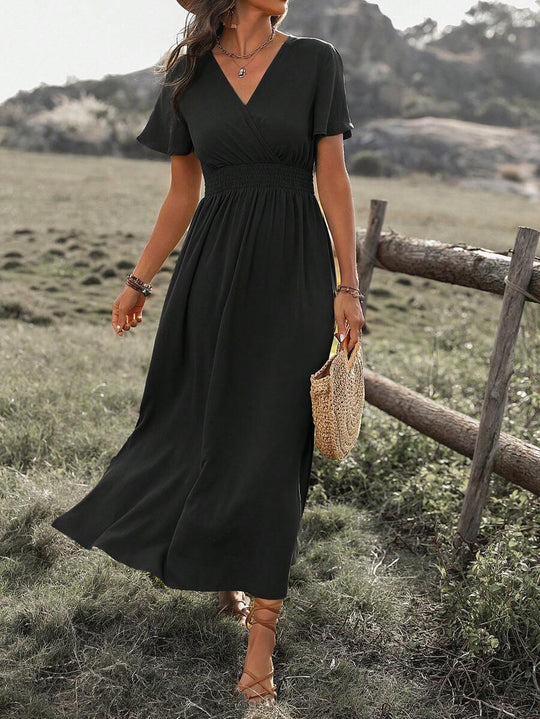 Odette | Abito lungo elegante con spacco