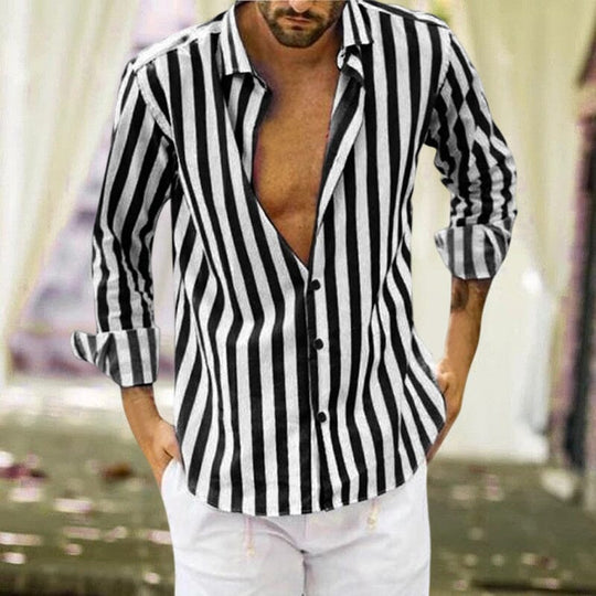 Alain | Men's striped shirt