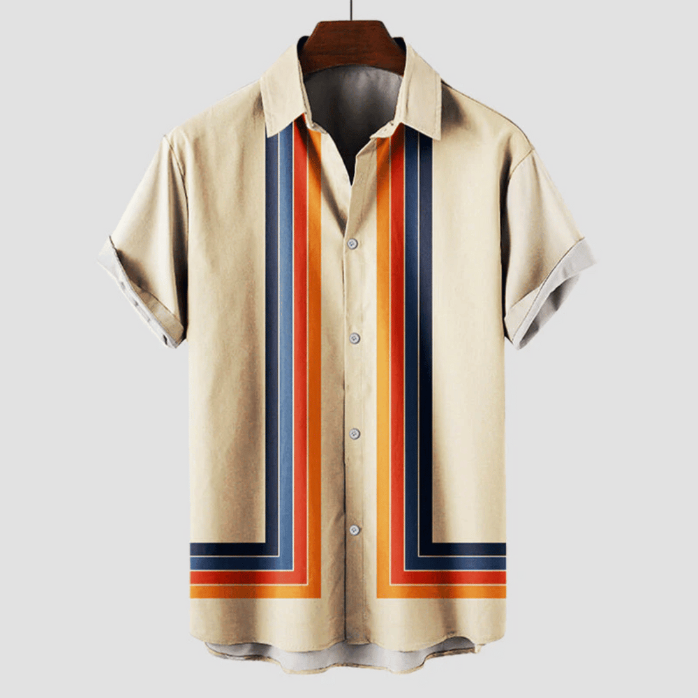 Zacharie | Camicia estiva vintage da uomo
