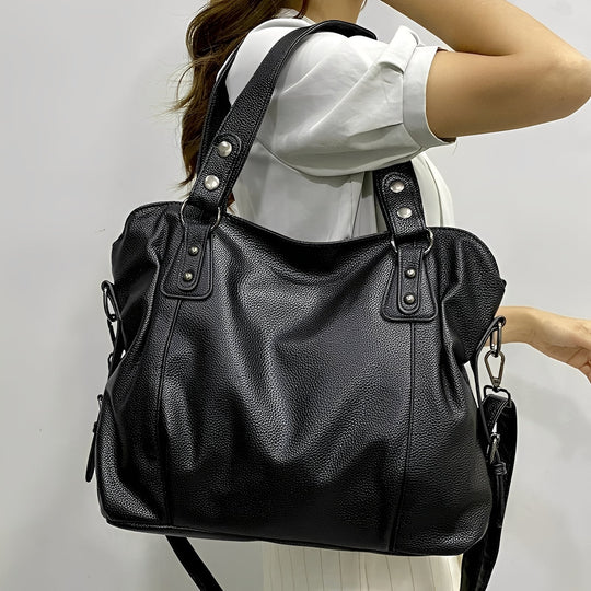Erika - Borsa a mano grande in pelle da donna