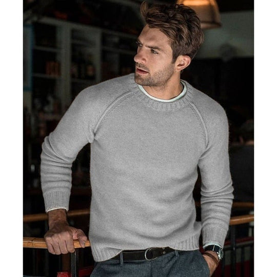 Izael | Casual Sweater in Soft High-Quality Knit for Men