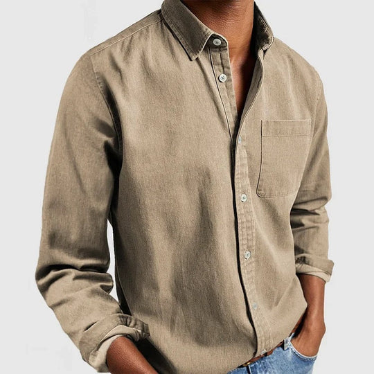 Hayden | Men's Long Sleeve Collared Shirt