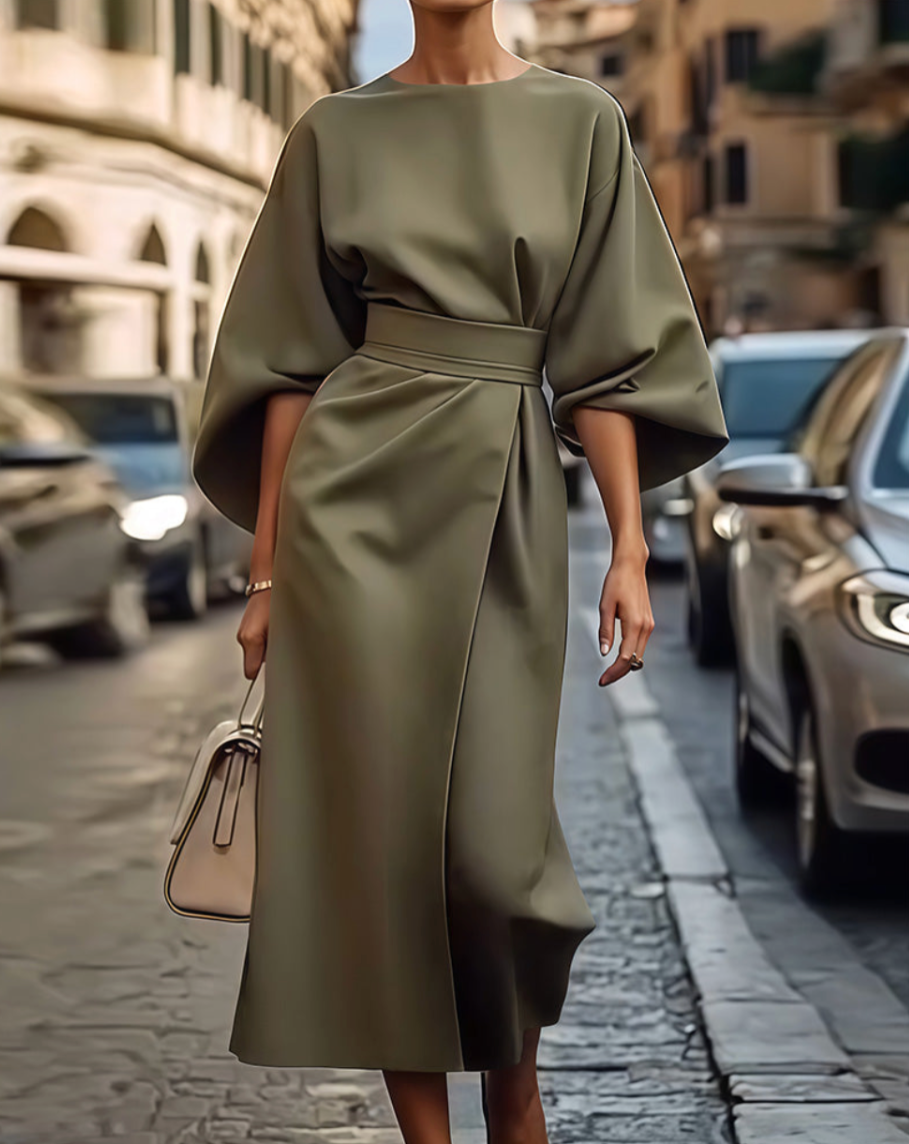 Valentina | Abito lungo elegante con maniche ampie