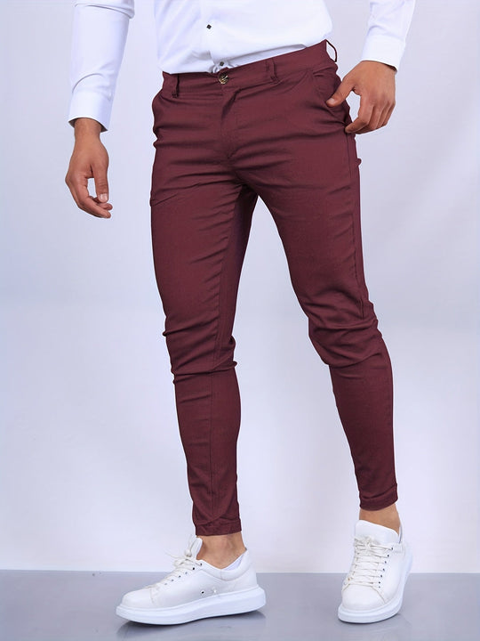 Elvis | Men's Slim Fit Office Trousers