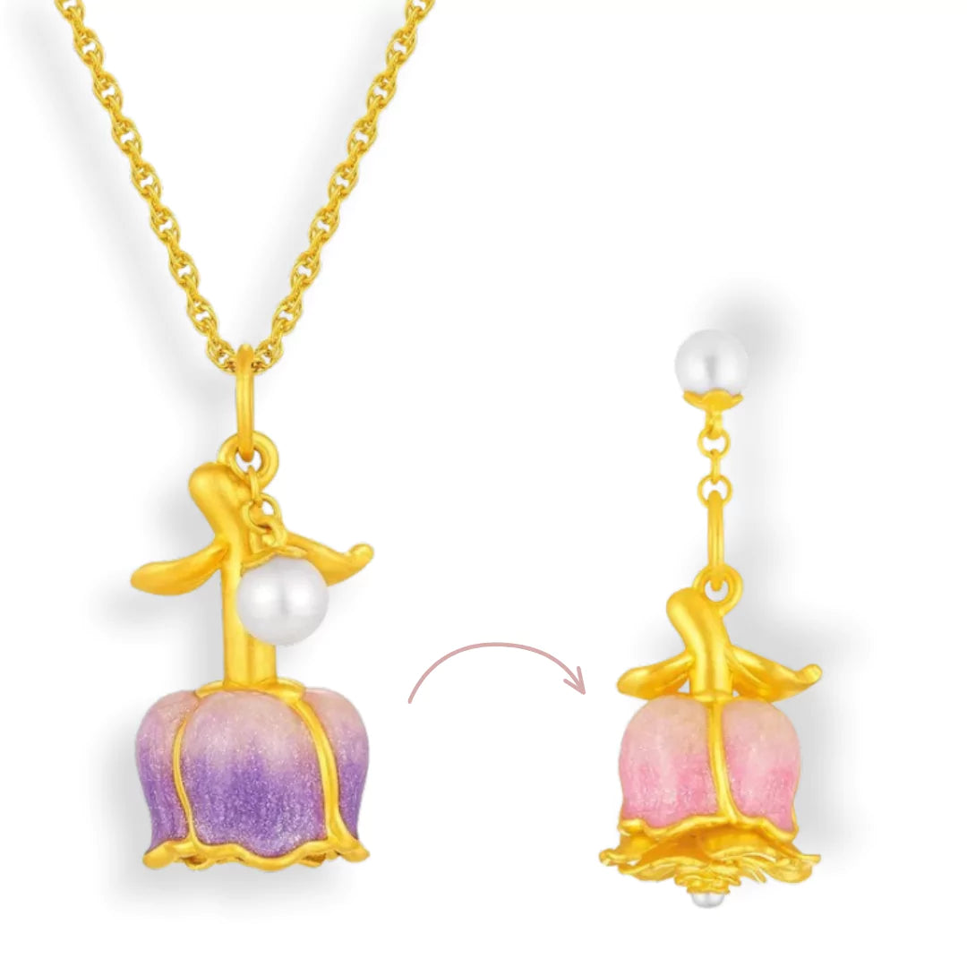 Collana Aurora Charm – Il Fiore dell'Amore