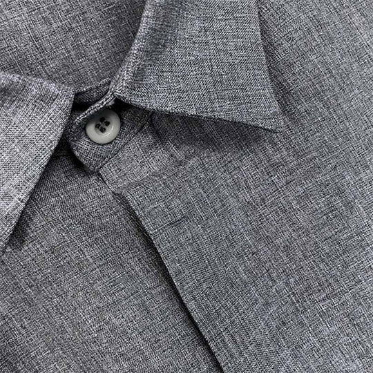Khalid | Camicia Casual da Uomo in Lino e Cotone