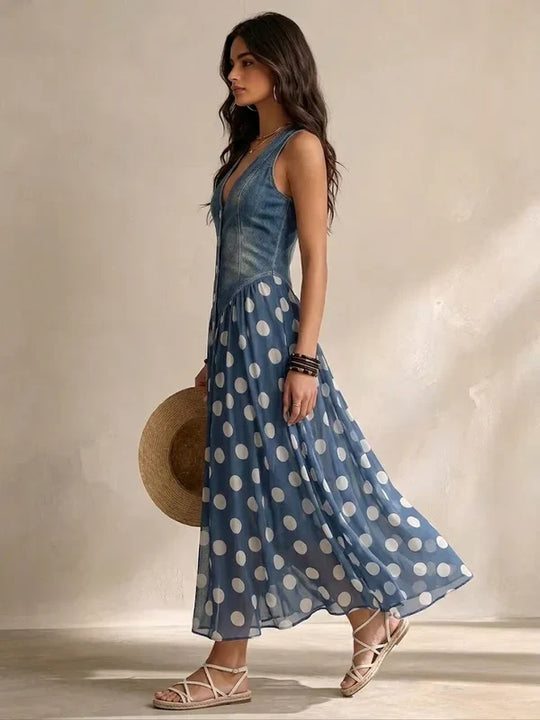 Brenda | Elegante Abito in Denim