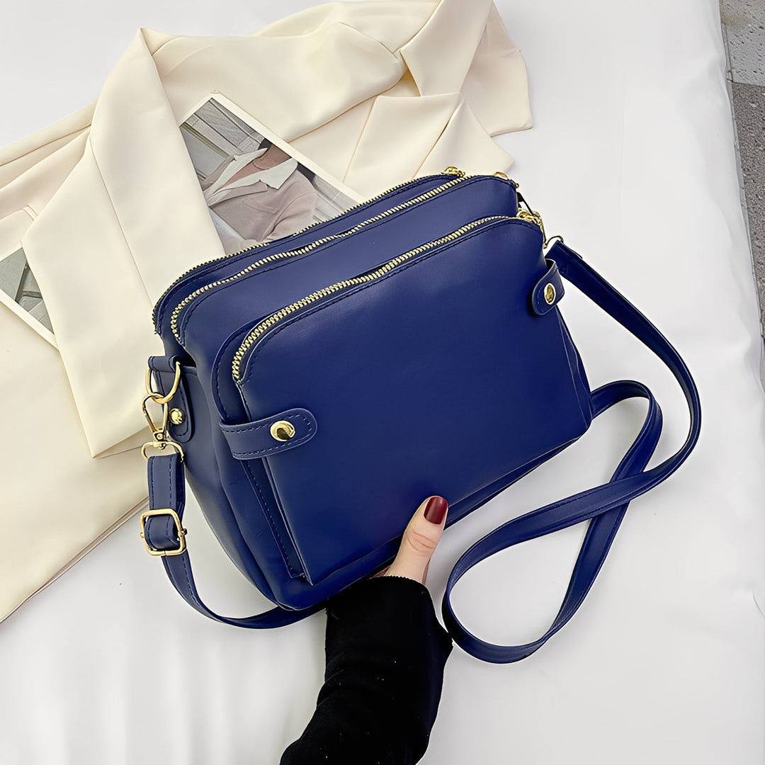 Michaela - Classic Leather Bag for Women with Shoulder Strap