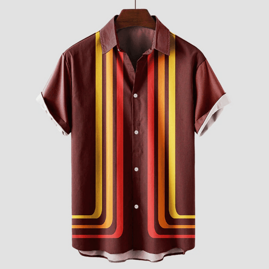 Zacharie | Camicia estiva vintage da uomo