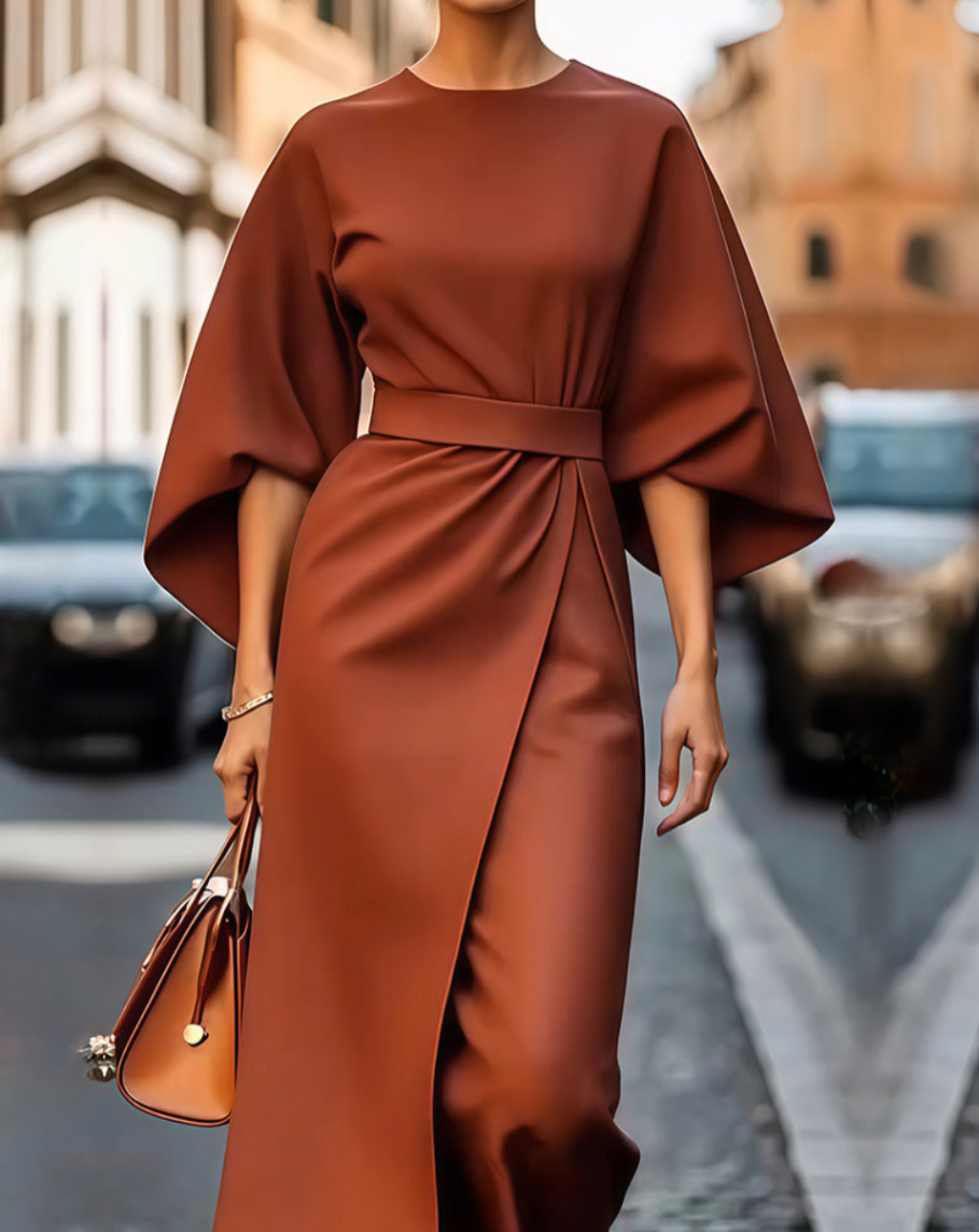 Valentina | Abito lungo elegante con maniche ampie