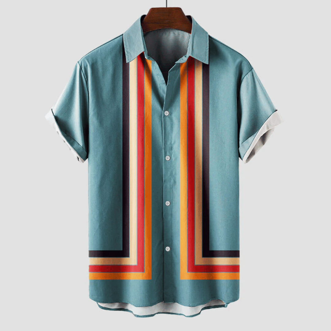 Zacharie | Camicia estiva vintage da uomo