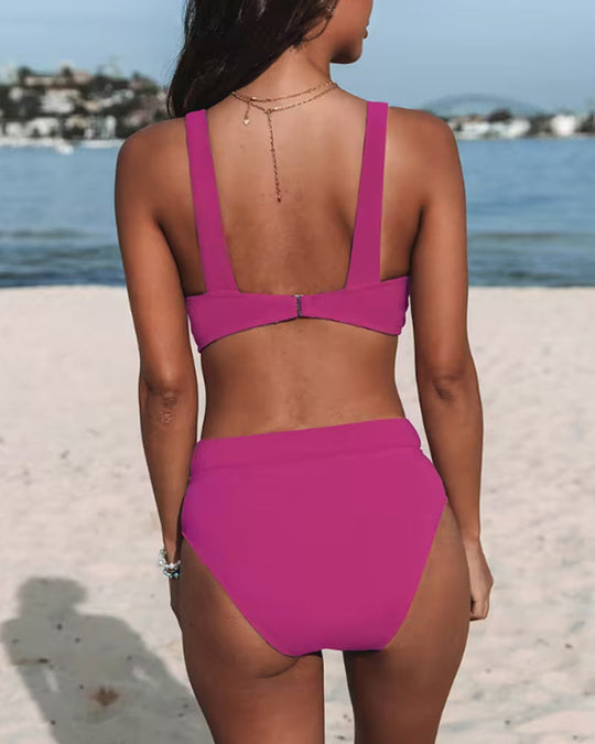 Riviera | Bikini estivo blu scuro chic