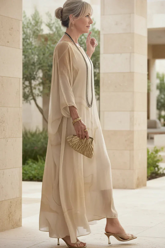 VIENNA - ABITO IN CHIFFON