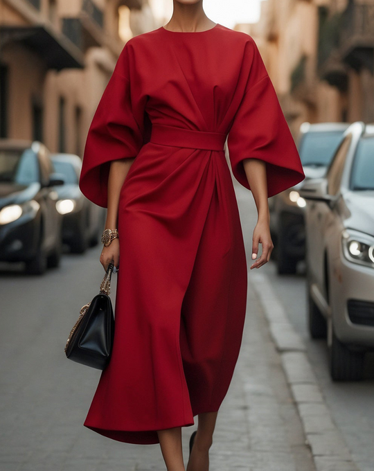 Valentina | Abito lungo elegante con maniche ampie