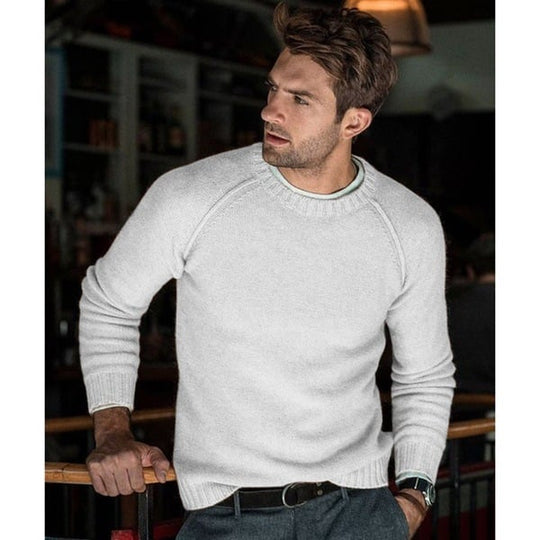 Izael | Casual Sweater in Soft High-Quality Knit for Men