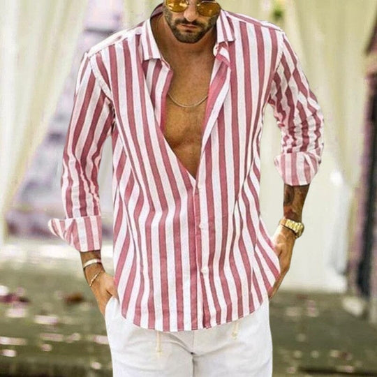 Alain | Men's striped shirt
