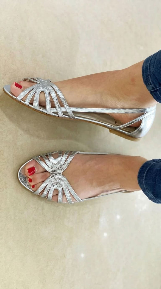 Eleonora | Golden Sandals for Summer