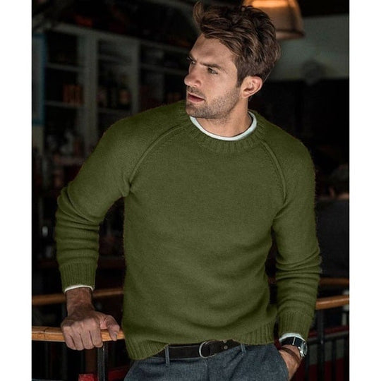 Izael | Casual Sweater in Soft High-Quality Knit for Men