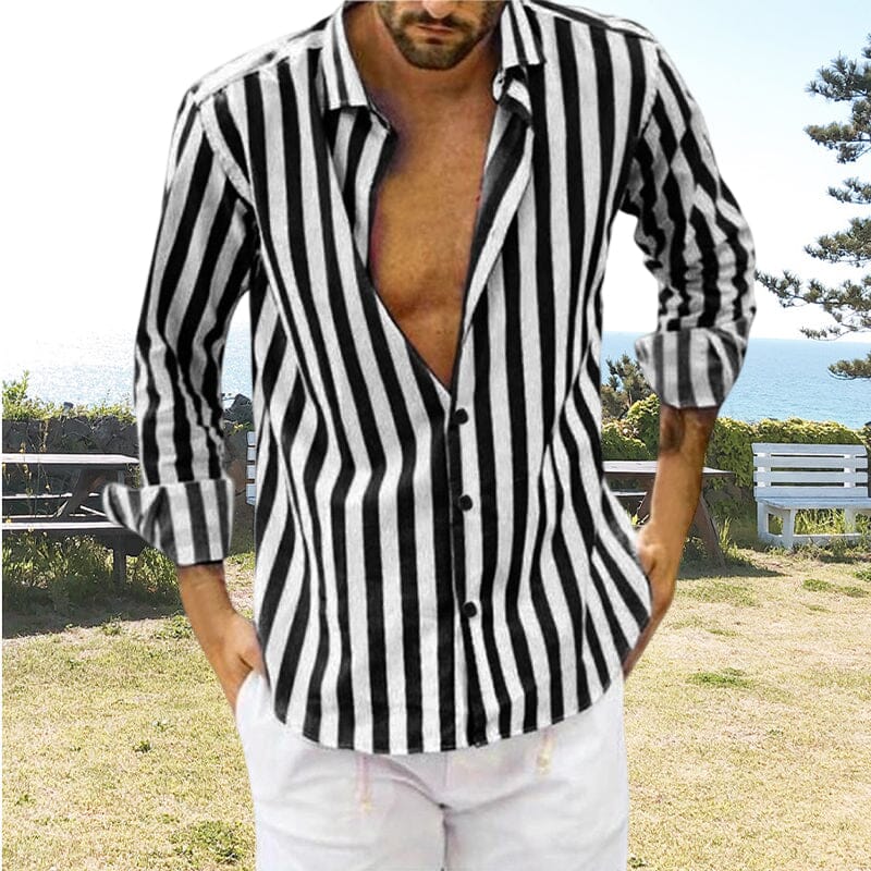 Alain | Men's striped shirt