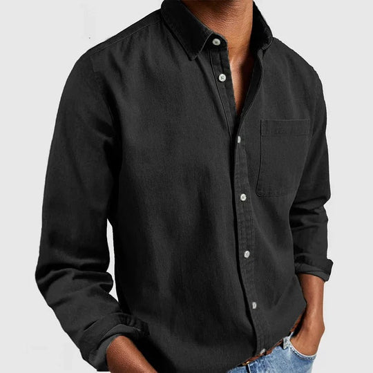 Hayden | Men's Long Sleeve Collared Shirt