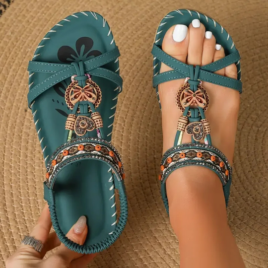 Flora | Ibiza-Style Sandals Marrying Comfort and Elegance