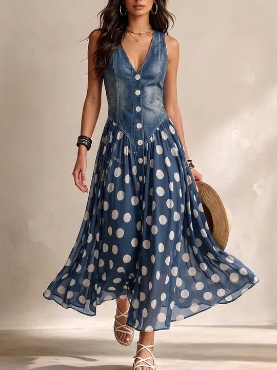 Brenda | Elegante Abito in Denim