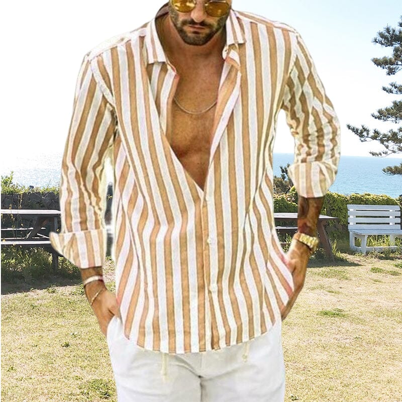 Alain | Men's striped shirt