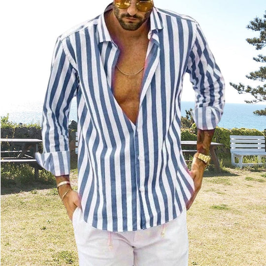 Alain | Men's striped shirt