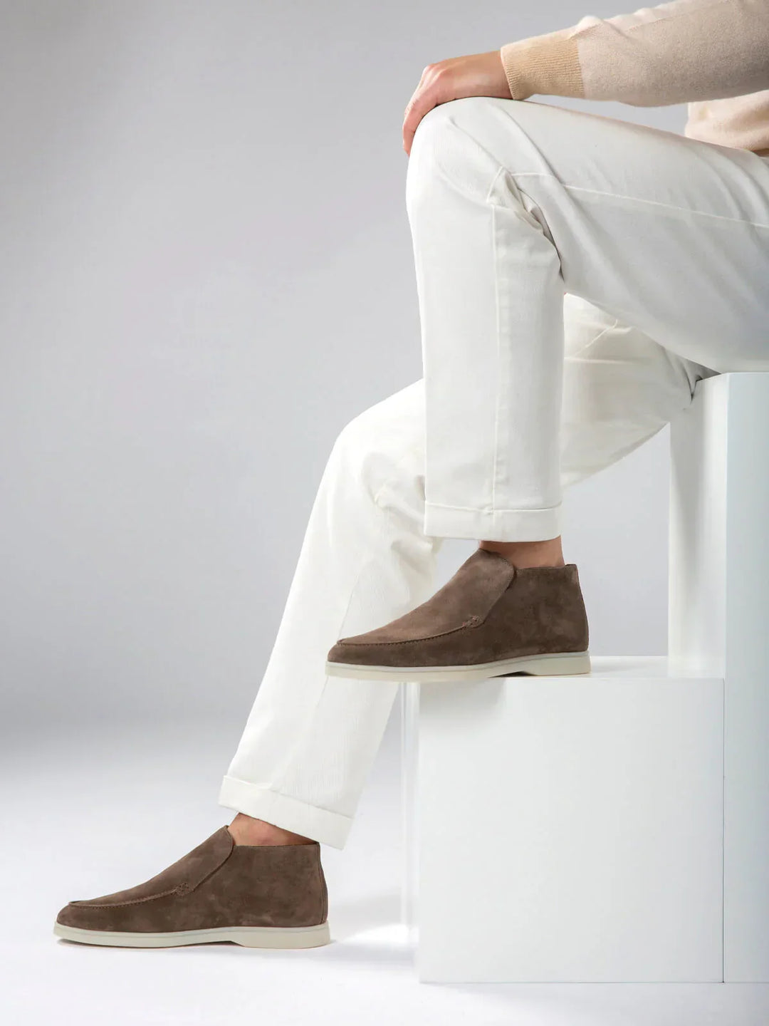 Men's Suede Loafers with Urban Comfort