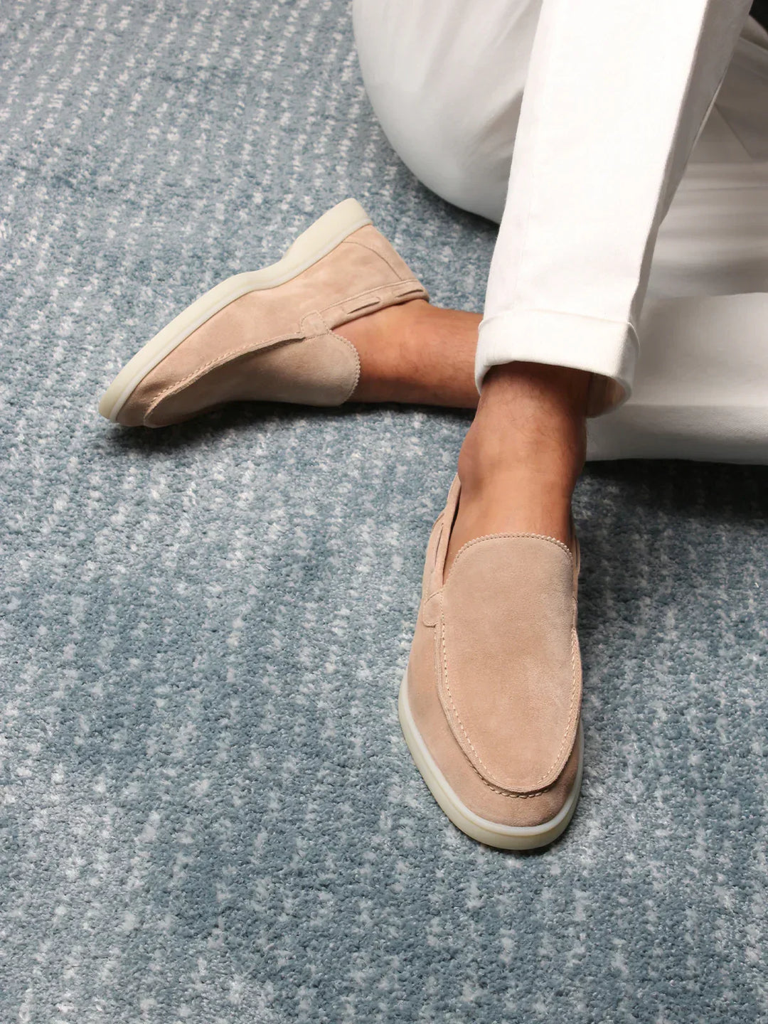 Men's Suede Loafers with Lightweight Comfort