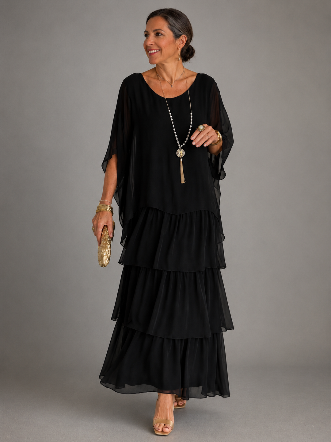 Garance | Abito Lungo Fluido Elegante
