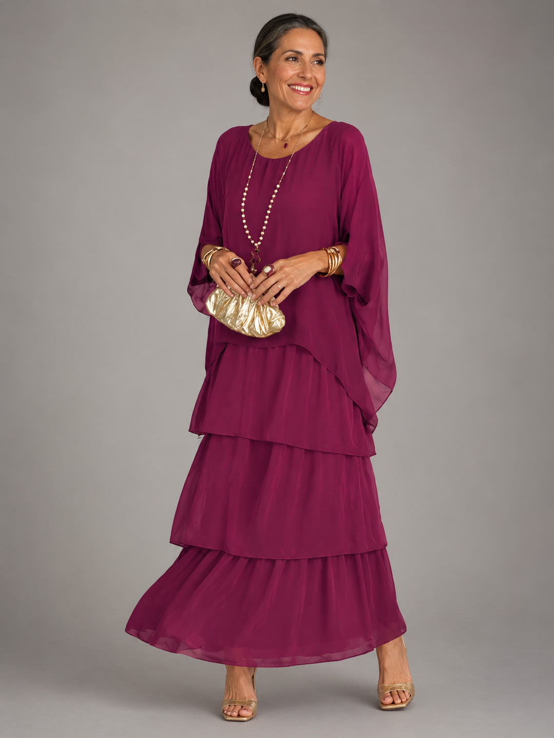 Garance | Abito Lungo Fluido Elegante
