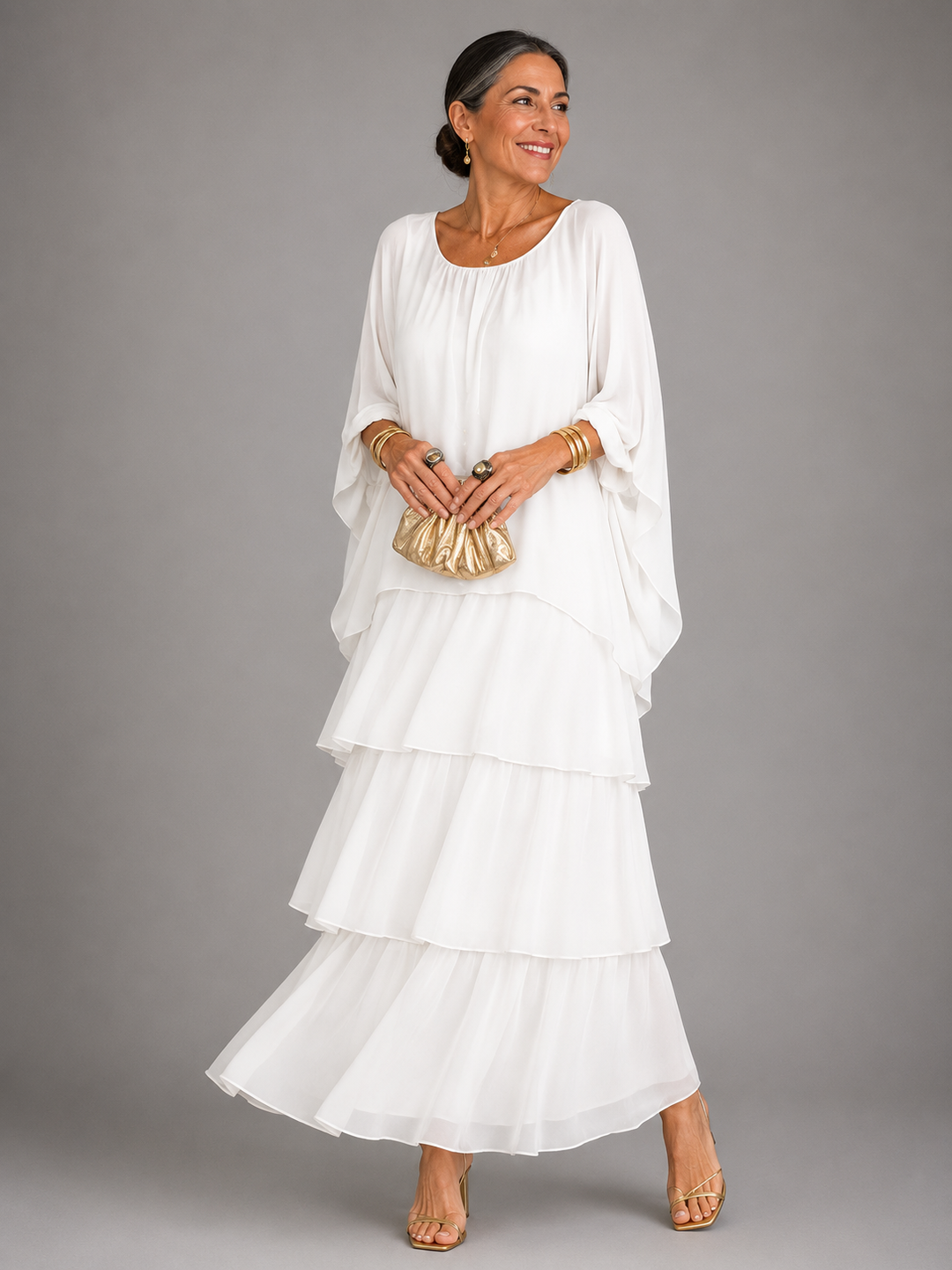 Garance | Abito lungo fluido elegante