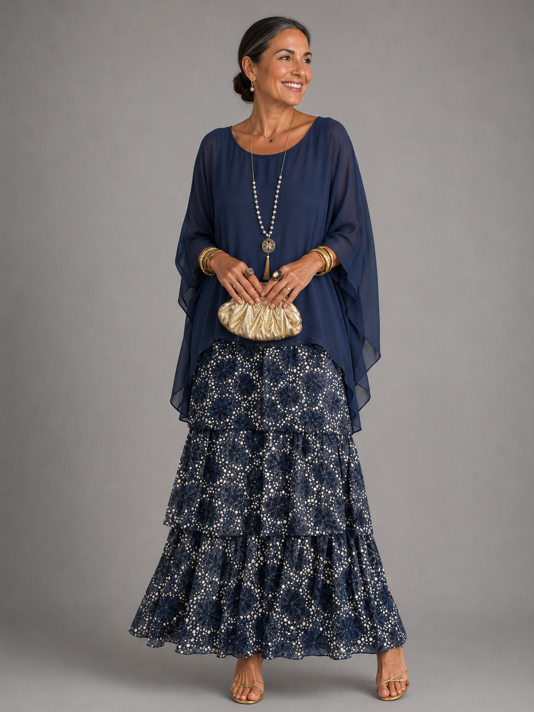 Garance | Abito Lungo Fluido Elegante