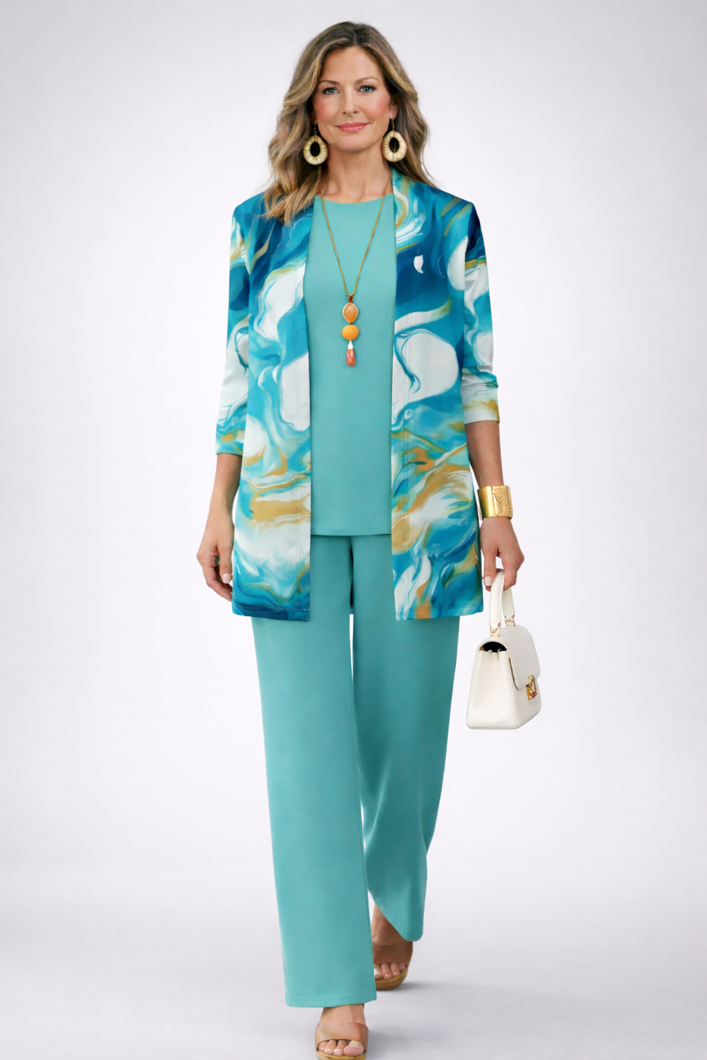 Gaëlle | Three Piece Set Sky Blue