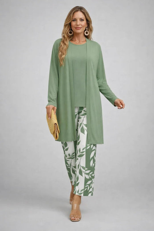 Madeleine | 3-Piece Set in Sage Green