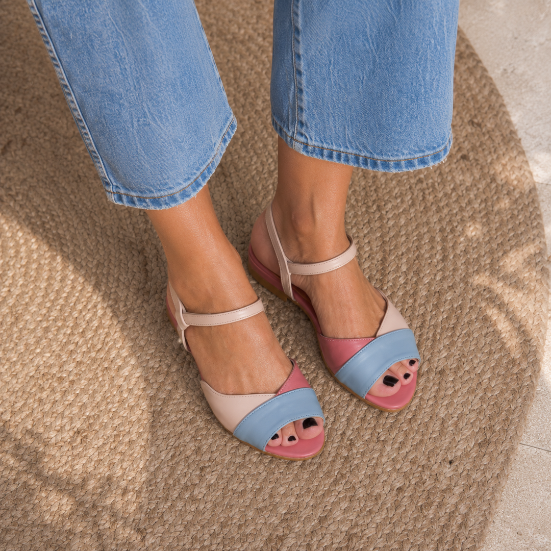 Chiara | Peep Toe Sandali Comfort Quotidiano