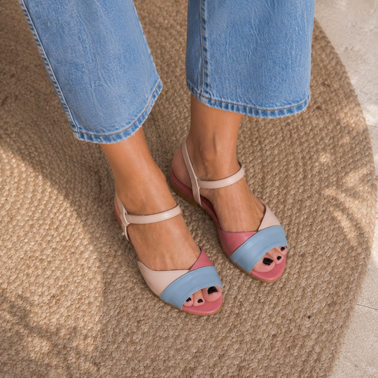 Chiara | Peep Toe Sandali Comfort Quotidiano