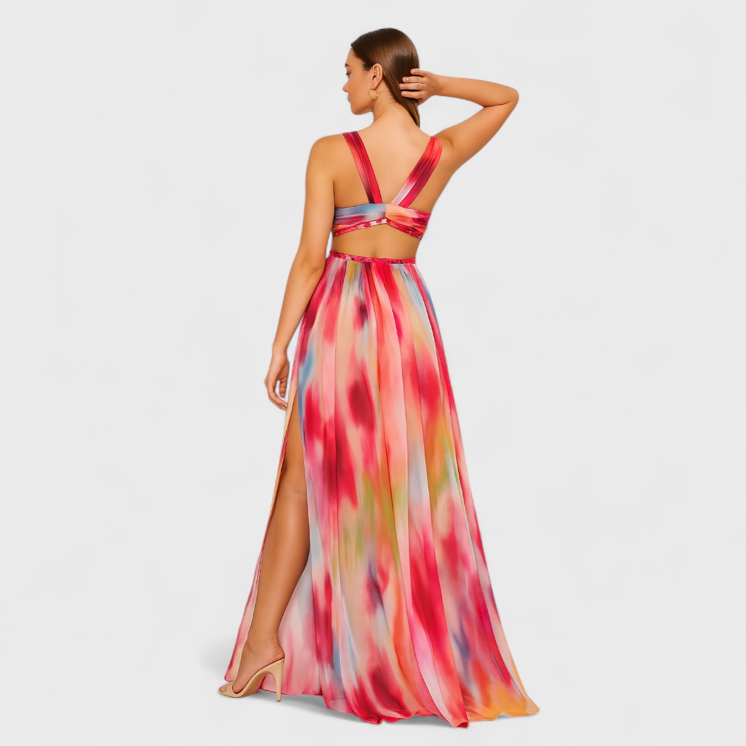 Freya | Painted long dress