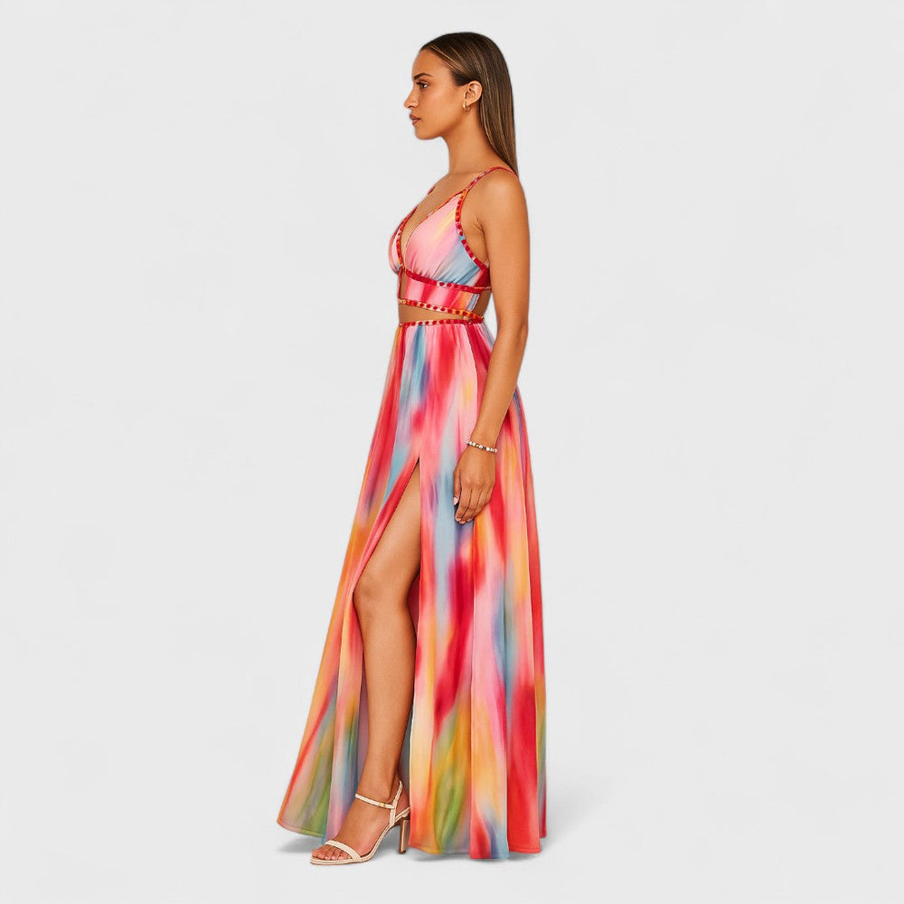 Freya | Painted long dress