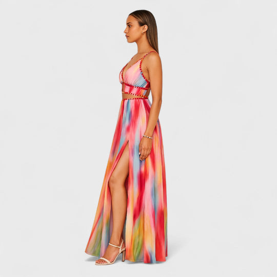 Freya | Painted long dress