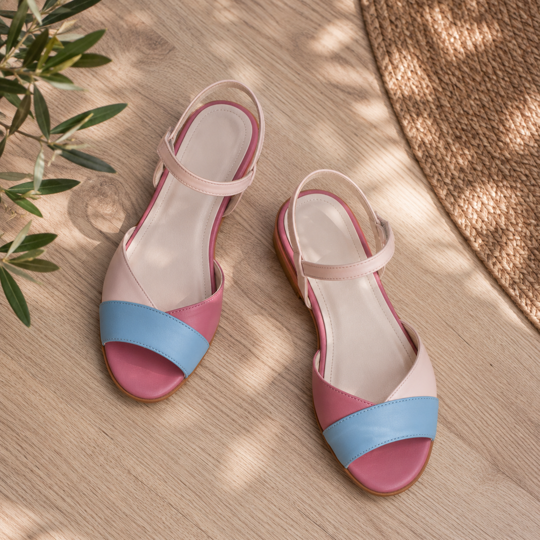 Chiara | Peep Toe Sandali Comfort Quotidiano