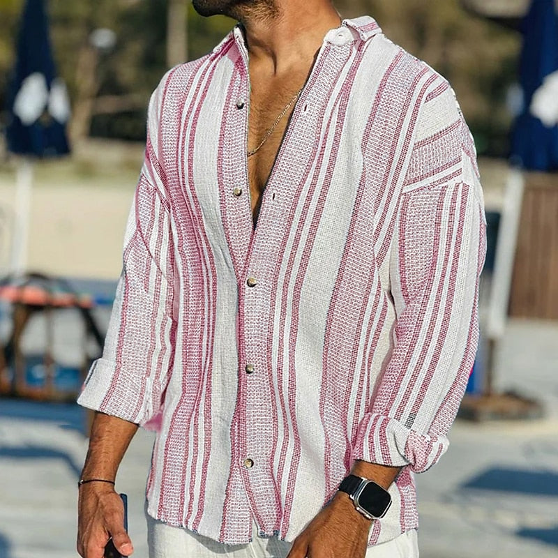 Julien | Men's Elegant Linen Shirt